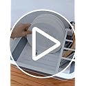 THANSTAR Collapsible Dish Drying Rack Portable Dinnerware Drainer - Image 8