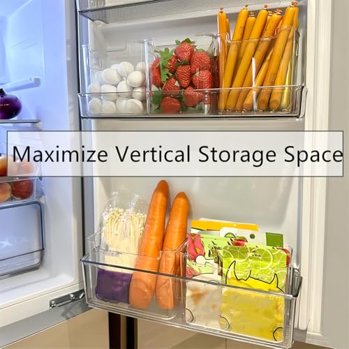 Clear Crystal Freezer Storage Bins - S/L Plastic Storage Bins - Image 3