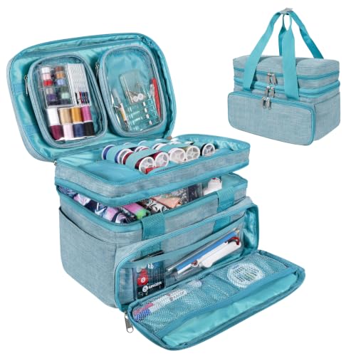 SINGER Portable Sewing Storage Organizer Bag, 18 Compartments - Image 2