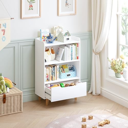 UTEX Kids Bookshelf, Children Bookcases with Drawer, | All Products - Image 4