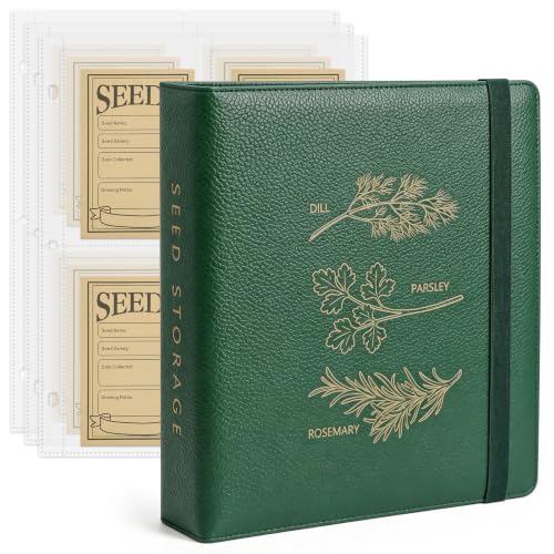 Seed Storage Binder Organizer for 200 Seed Packets 50 Sheets - Image 2