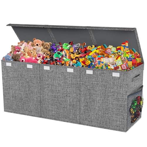 Extra Large Toy Box with Lids, Large Storage Chest Organizer - Image 2