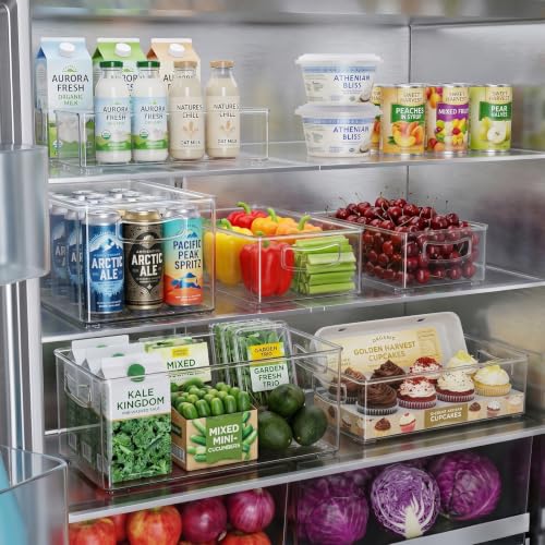 Heyuzb 8 PACK Freezer Organizer Bins Fridge Organizers - Image 6