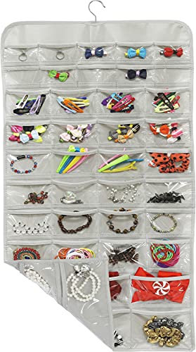 Simple Houseware 80-Pocket Hanging Jewelry Organizer with 5 Sizes - Image 2