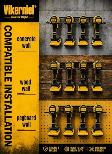 Drill Holder, Power Tool Organizer, Wall Mount 4 Cor | All Products - Image 6