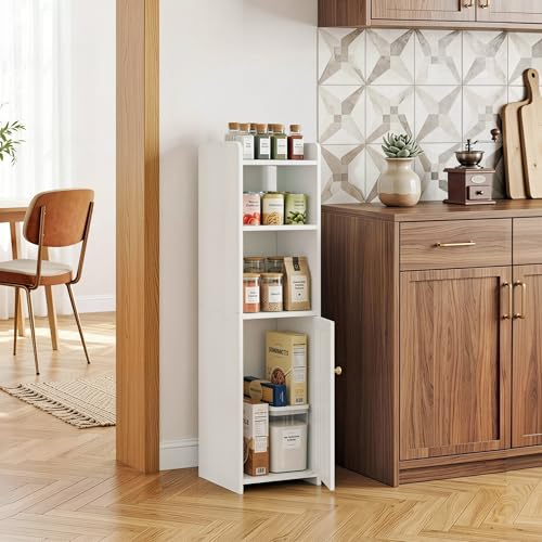 4-Tier Narrow Bathroom Cabinet, 7.9" W X 31.5" H - Image 5