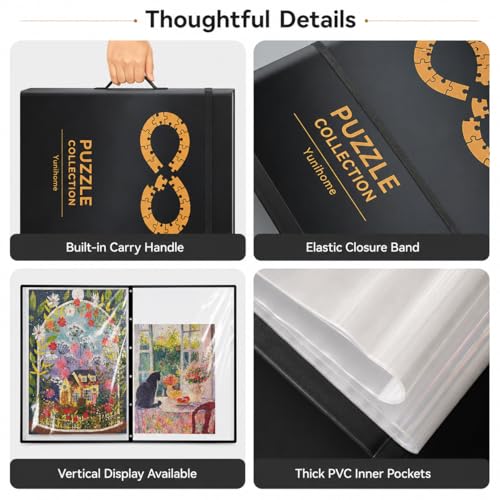 Puzzle Binder for 500-1000 Pcs Puzzle Storage Book | Home Organization - Image 5