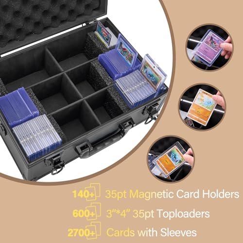 Trading Card Storage Box, Holds 600+ Toploaders, 3"x4" 35pt Cards - Image 3