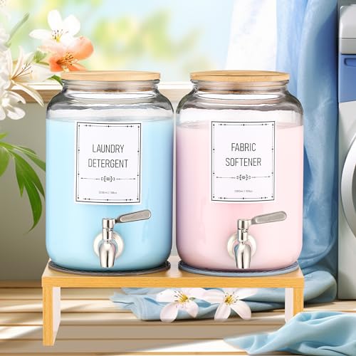 Laundry Detergent Dispenser. 0.9 Gallon Glass Laundry Soap - Image 5