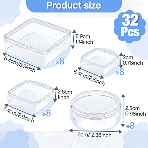 32 Pcs Clear Game Tokens Storage Containers - Image 4