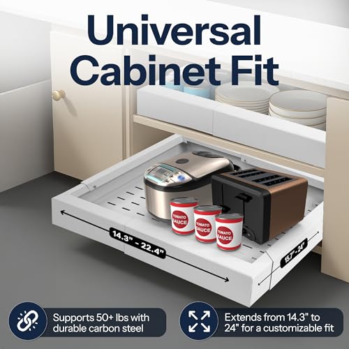 Heavy Duty Single Pull Out Cabinet Organizer for Kitchen - Image 5