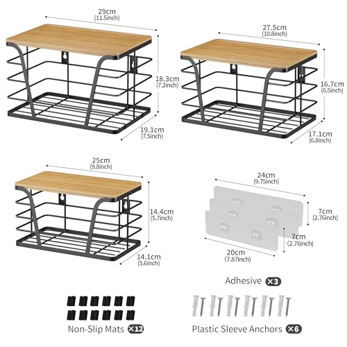 TIDIIABODE 3 Pack Stackable Pantry Organizer, Trash | All Products - Image 3
