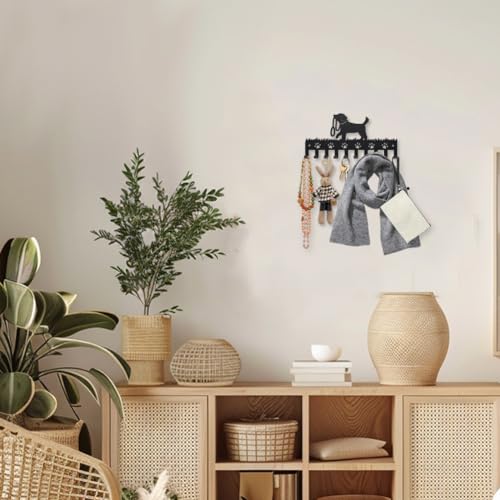 MAYJOYDIY Metal Dog Coat Hooks Wall Mount Dog Leash Coat - Image 6