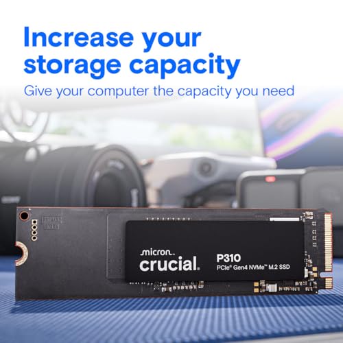 Crucial P310 2TB SSD, PCIe Gen4 NVMe M.2 2280 - Image 4