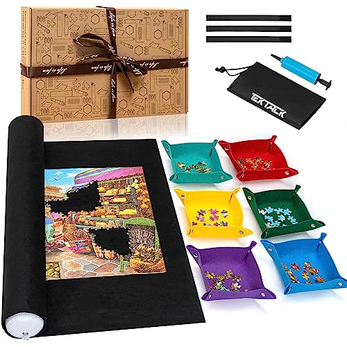 Tektalk Higher-Capacity Design, Jigsaw Puzzle Roll-up Mat - Image 2