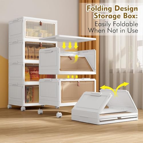YFXCVSL 4 Tier Plastic Storage Bins with Lid 32QT, S | All Products - Image 5