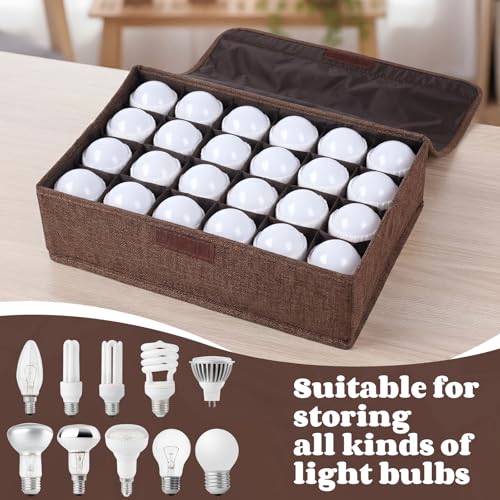 1 Pcs Christmas Light Bulb Organizer Storage Box with 30 Divider - Image 5
