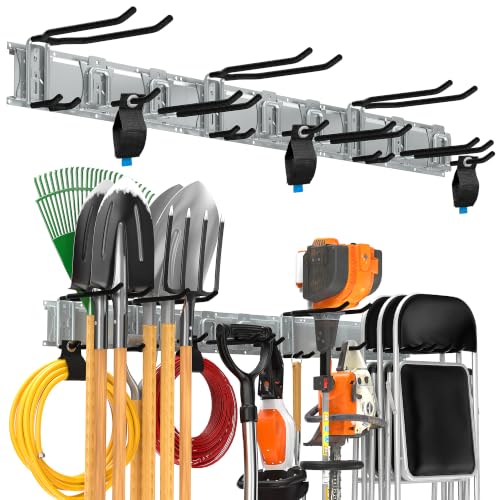 TORACK Wall Mounted Garden Tool Rack, Folding Chair Wall Hook - Image 2