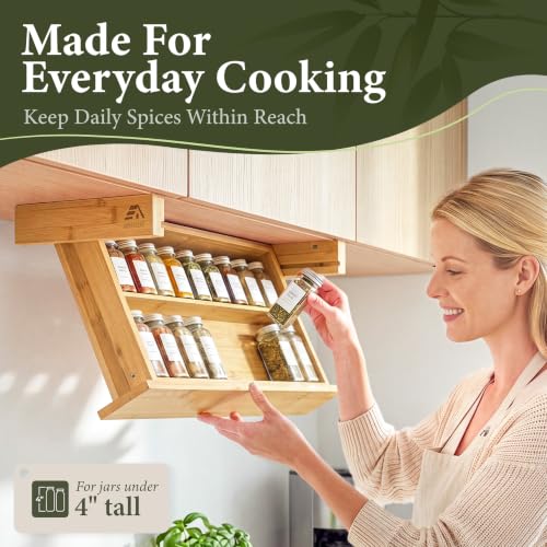 HOMESTEAD Under Cabinet Spice Rack Organizer, Pull D - Image 3