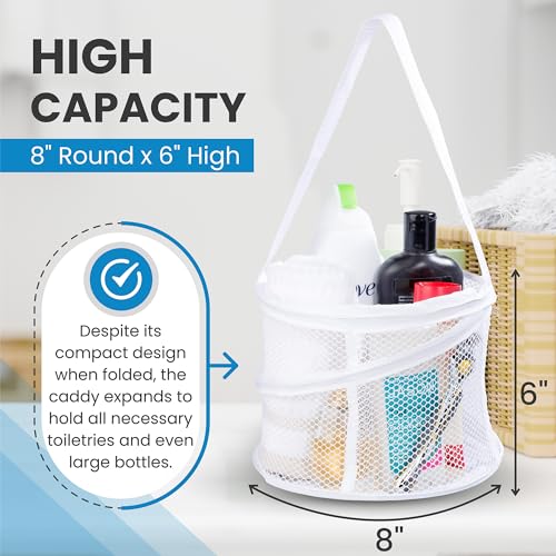 Handy Laundry Portable Shower Caddy Mesh Basket - Image 4