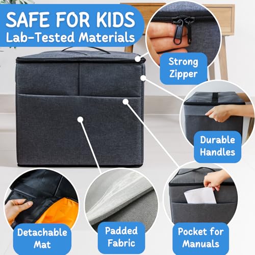 XL Toy Storage Organizer with Play Mat - Storage Bag/Box - Image 6