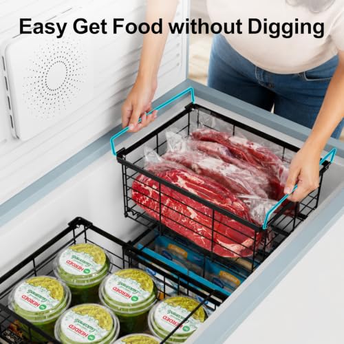 Freezer Organizer Bins - Large 3 Pack For Chest Freezer - Image 7