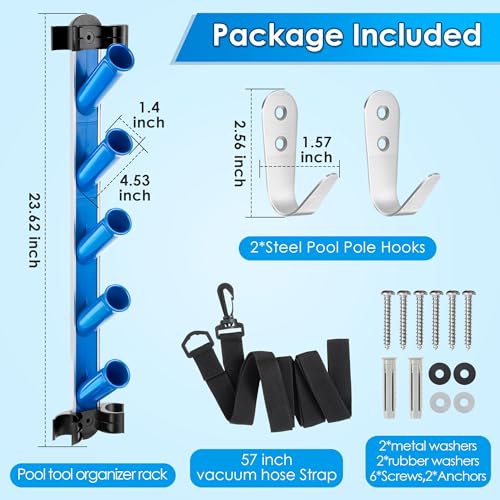 Swimming Pool Accessories Holder, Pool Cleaning Accessory - Image 3