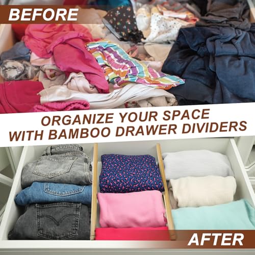 DoubleFill 4 Pcs 6 Inch High Drawer Dividers 15"-22" - Image 5
