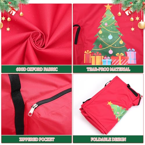 2 Pcs Christmas Tree Storage Bag for 7.5 ft Xmas Tree - Image 7