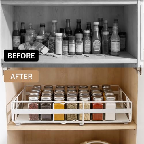 2 Pack Expandable Pull out Cabinet Organizer, Width - Image 7