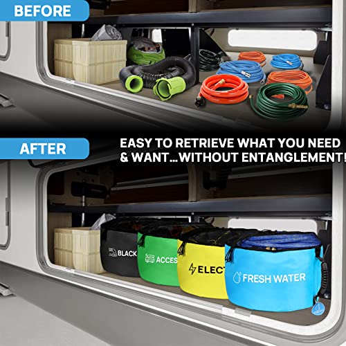 RV Hose Storage Bag of 4 Pack, Camper Accessories for Outside - Image 7