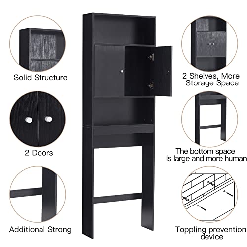 ME2 Bathroom Over The Toilet Storage Cabinet, 77'' Taller - Image 5