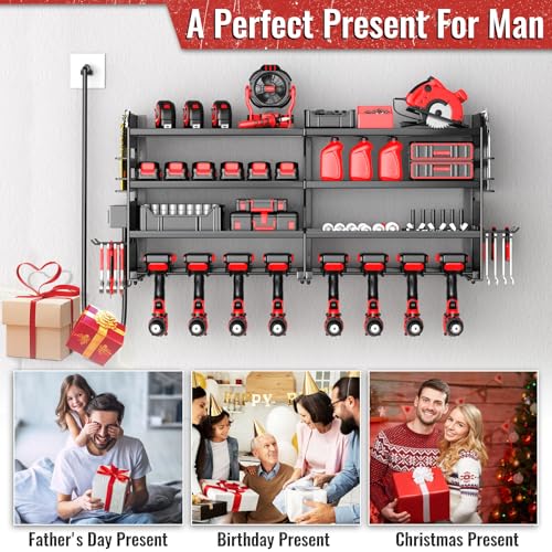 Large Power Tool Organizer Wall Mount with Charging | All Products - Image 7