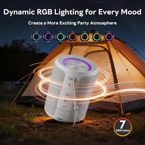 Portable Bluetooth Speaker, IPX7 Waterproof Wireless Speaker - Image 6