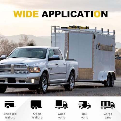 4 Rack Heavy Duty Side Mount Trailer Ladder Rack | Garage Storage - Image 8