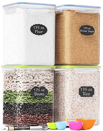 Chef's Path Kitchen Storage Box Set of 4 Extra Large Airtight - Image 2