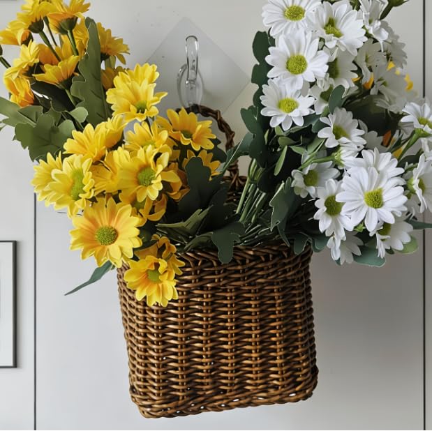 1 Pack Hanging Basket Woven Wall Baskets Hanging Storage Basket - Image 5