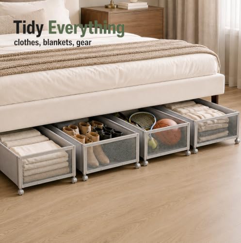 2Pack Under Bed Storage Containers,10 inch Height,31 inch Long - Image 7