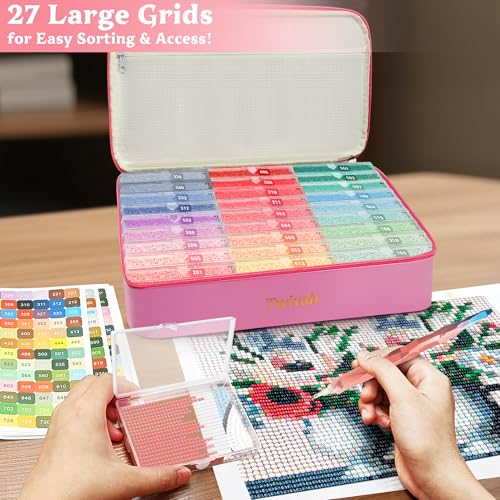 twivah 27PC Diamond Art Storage Containers, Diamond - Image 3