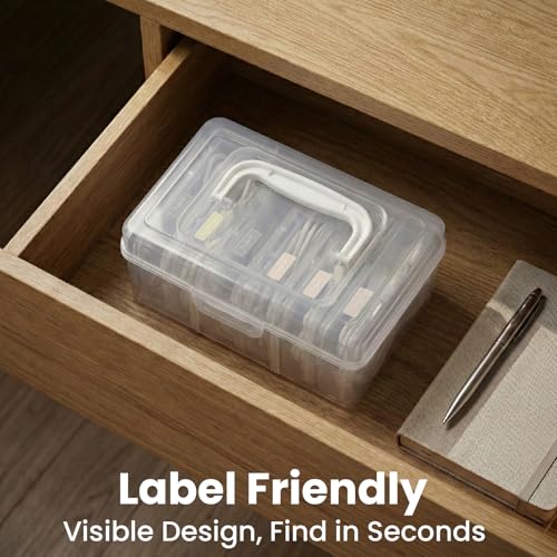 Portable Cord Organizer Box with Handle, 7 Clear Cab | All Products - Image 6
