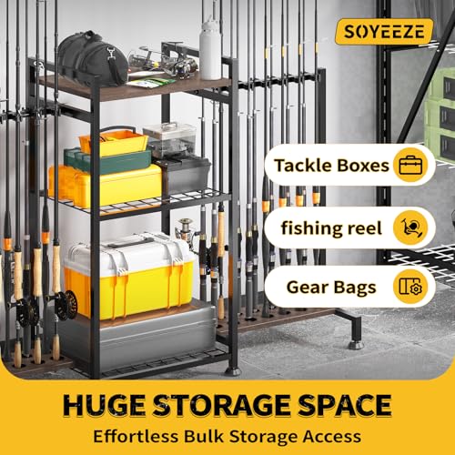 Fishing Rod Holder for 28 Rods, Ground Stand Fishing Pole - Image 7