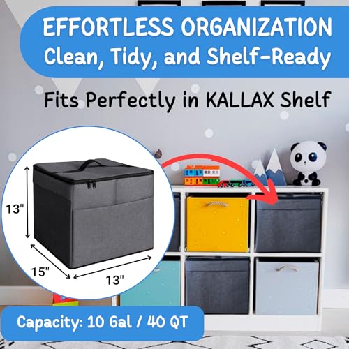 XL Toy Storage Organizer with Play Mat - Storage Bag/Box - Image 5