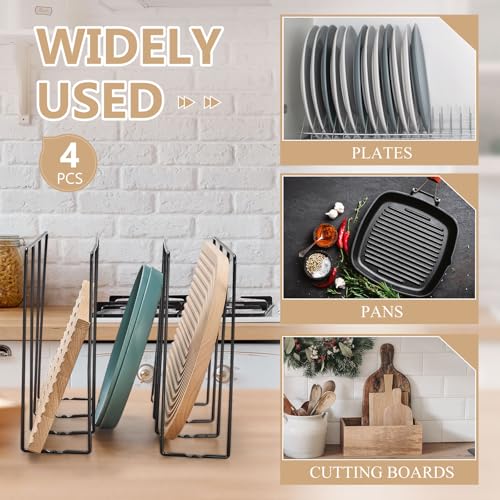 Blulu U Shaped Cookie Sheet Organizer for Cabinet Baking Sheet - Image 5
