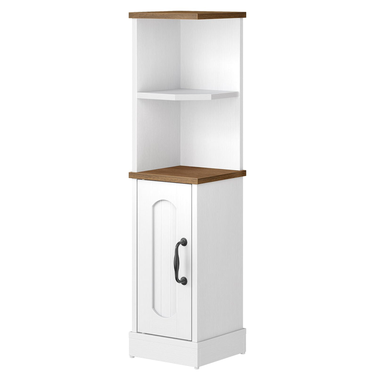 HOOBRO Corner Cabinet, Small Bathroom Corner Cabinet with Door - Image 1