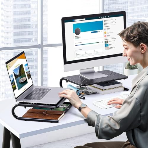 HUANUO Monitor Riser for Desk, Laptop Stand with Ven | All Products - Image 6