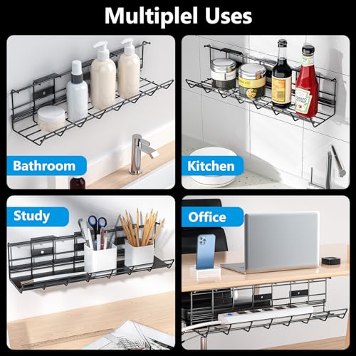 2 Pack DELAMU Under Desk Cable Management Tray, Meta | All Products - Image 7