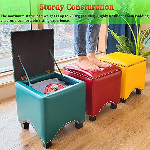 Storage Ottoman,Changing Shoe Stool - Image 5