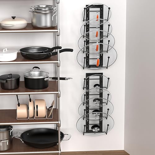 Cisily 8 Layers of Adjustable Pot Lid Organizer Rack | All Products - Image 8