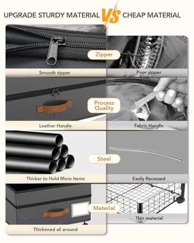 Under Bed Storage with Wheels, 10 inches Under Bed S | All Products - Image 7