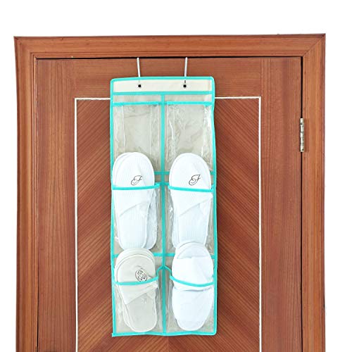 Over The Door Hanging Shoe Organizer Narrow Closet Door Shoe - Image 6